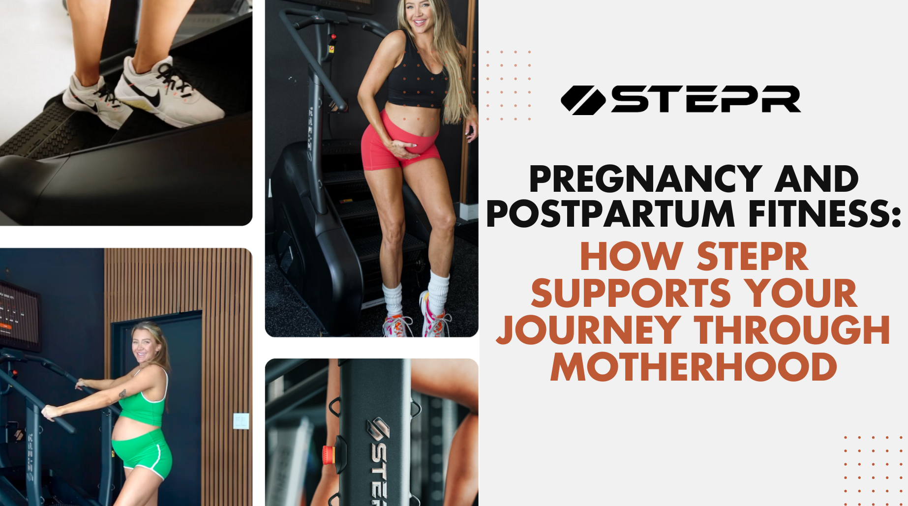 Pregnancy and Postpartum Fitness: How STEPR Supports Your Journey Through Motherhood