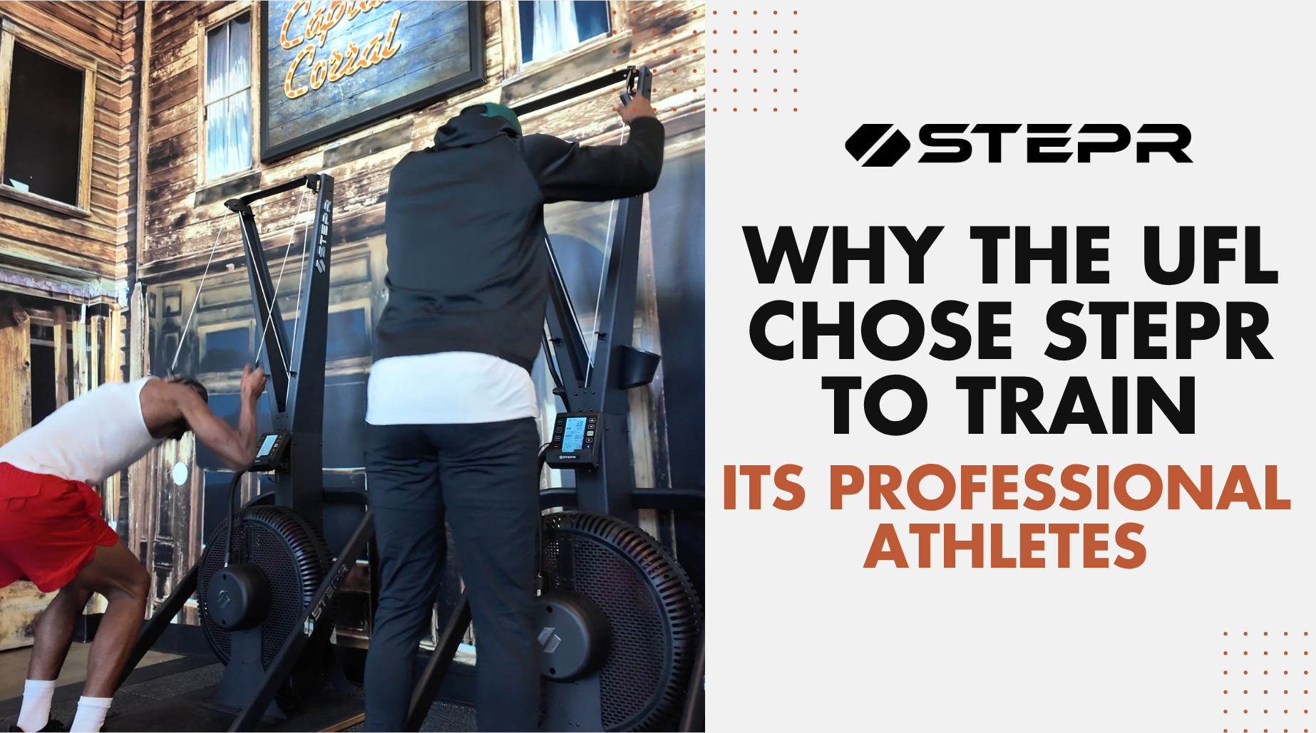 Why the UFL Chose STEPR to Train Its Professional Athletes