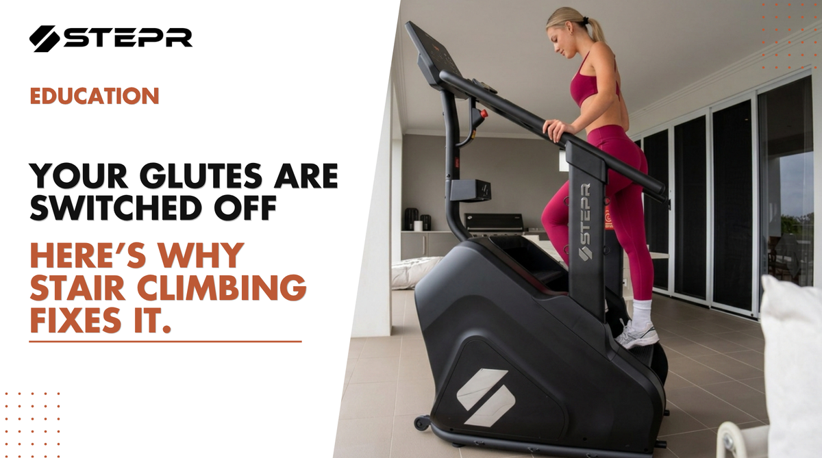 Your Glutes Are Switched Off. Here Is Why Stair Climbing Fixes It.