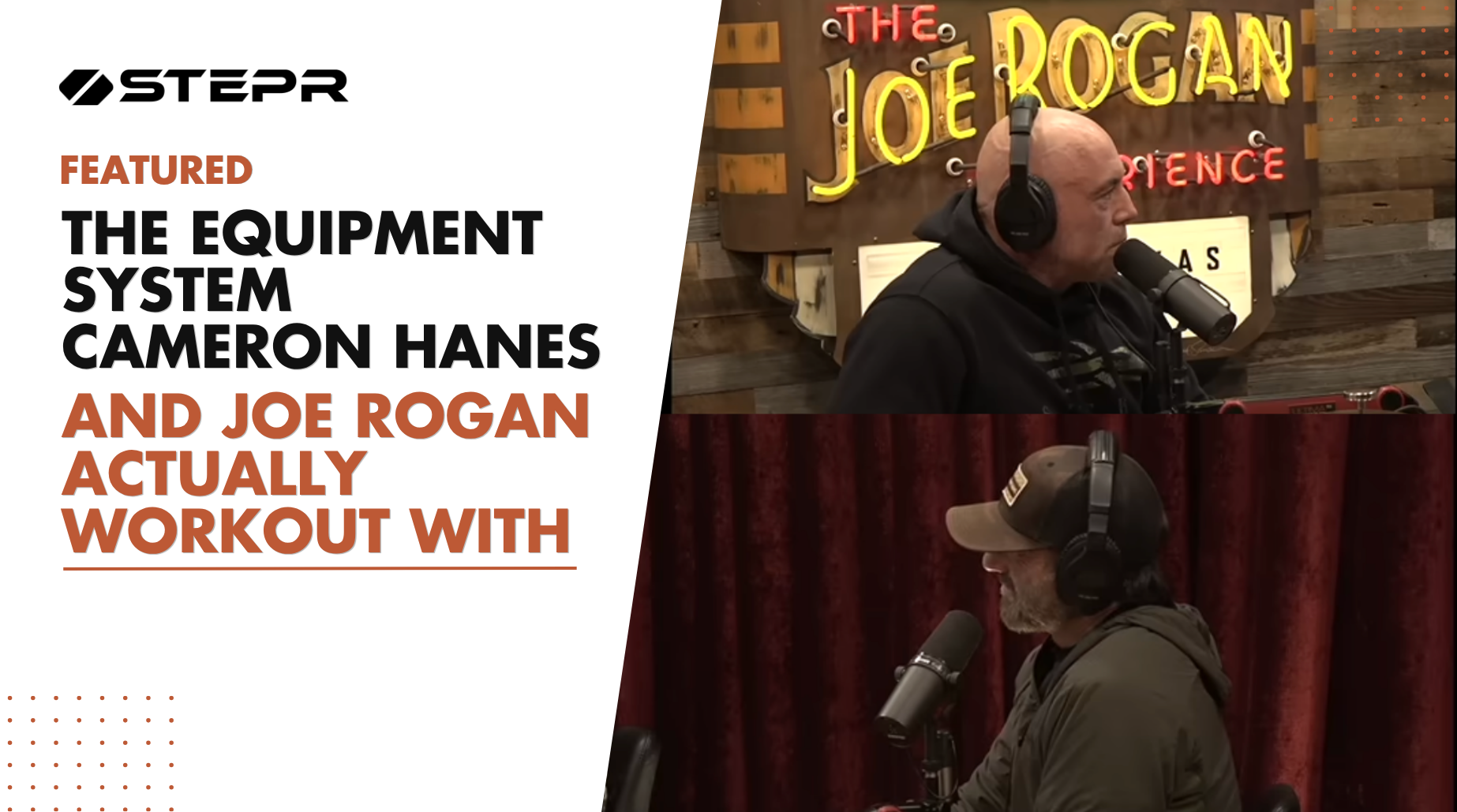 The Equipment System Cameron Hanes and Joe Rogan Actually Workout With