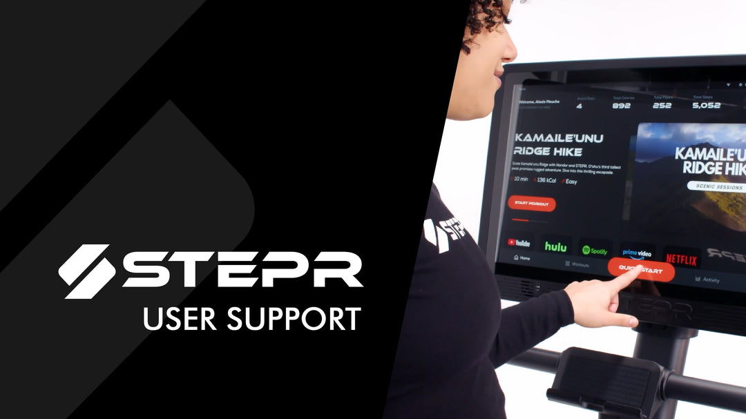 Getting started with your STEPR